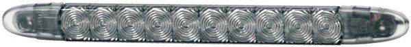 HELLA 2DA 343 106-221 Zusatzbremsleuchte - LED - 12V - Anbau/geklebt - Lichtscheibenfarbe: rauchgrau