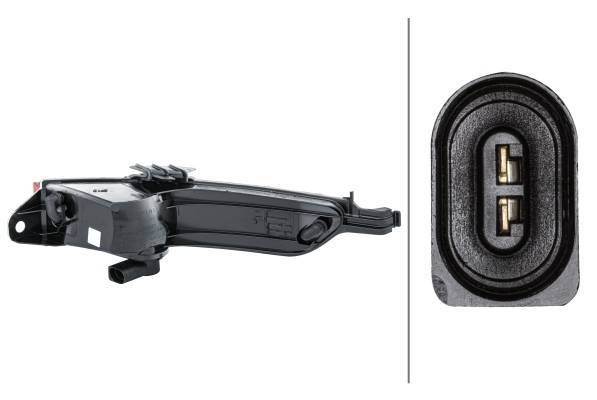 HELLA 2NE 010 344-171 Nebelschlussleuchte - Glühlampe - 12V - links/unten