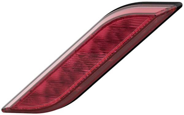 HELLA 2NE 013 343-061 Nebelschlussleuchte - Shapeline Style Slim - LED - 12/24V - geklebt - Lichtsch