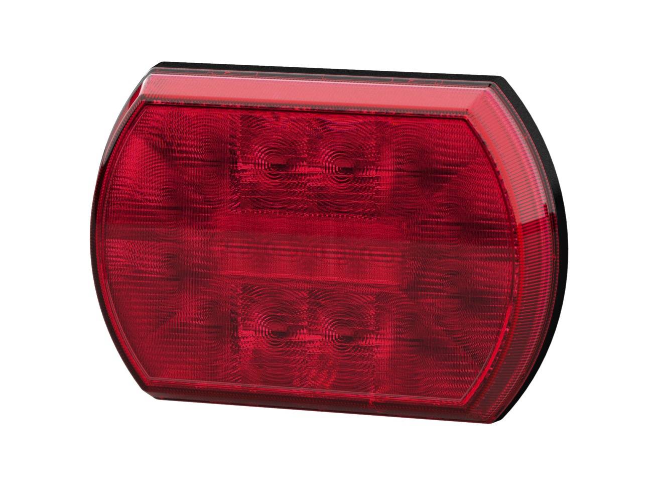 HELLA 2NE 013 344-001 Nebelschlussleuchte - Shapeline Tech - LED - 12/24V - geschraubt - Lichtscheib