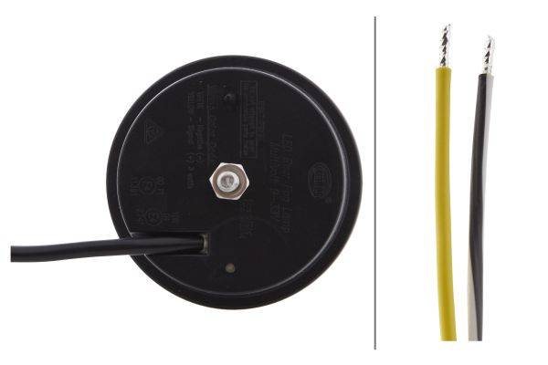 HELLA 2NE 959 011-501 Nebelschlussleuchte - LED - 12/24V - Einbau - Kabel: 2500mm