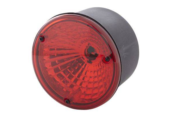 HELLA 2NE 964 169-521 Nebelschlussleuchte - 12/24V - rund - Anbau/Einbau - Lichtscheibenfarbe: rot -