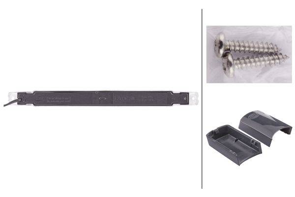 HELLA 2NE 980 889-501 Nebelschlussleuchte - Strip Lamp - LED - 12V - Anbau - Lichtscheibenfarbe: tra