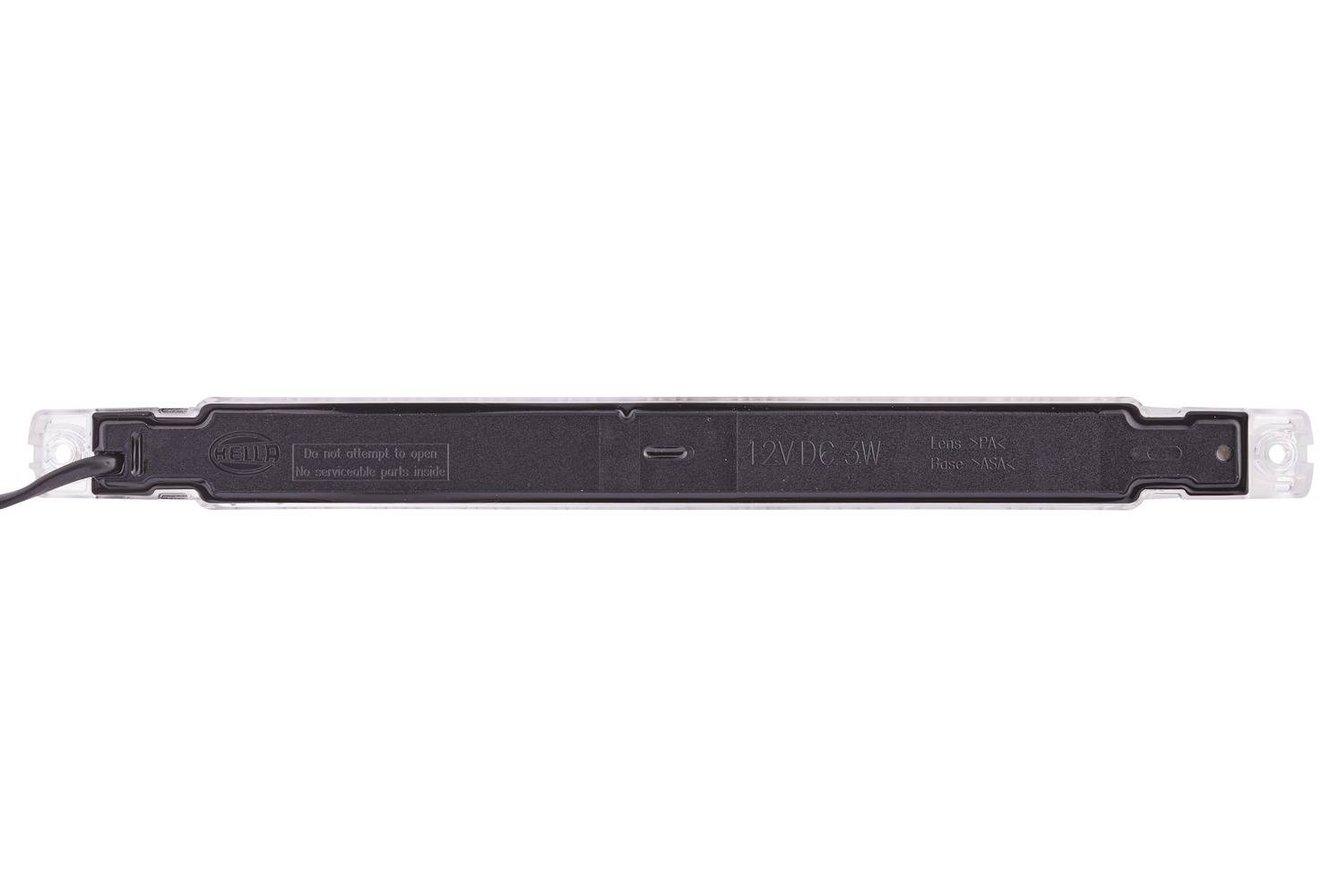 HELLA 2NE 980 889-501 Nebelschlussleuchte - Strip Lamp - LED - 12V - Anbau - Lichtscheibenfarbe: tra