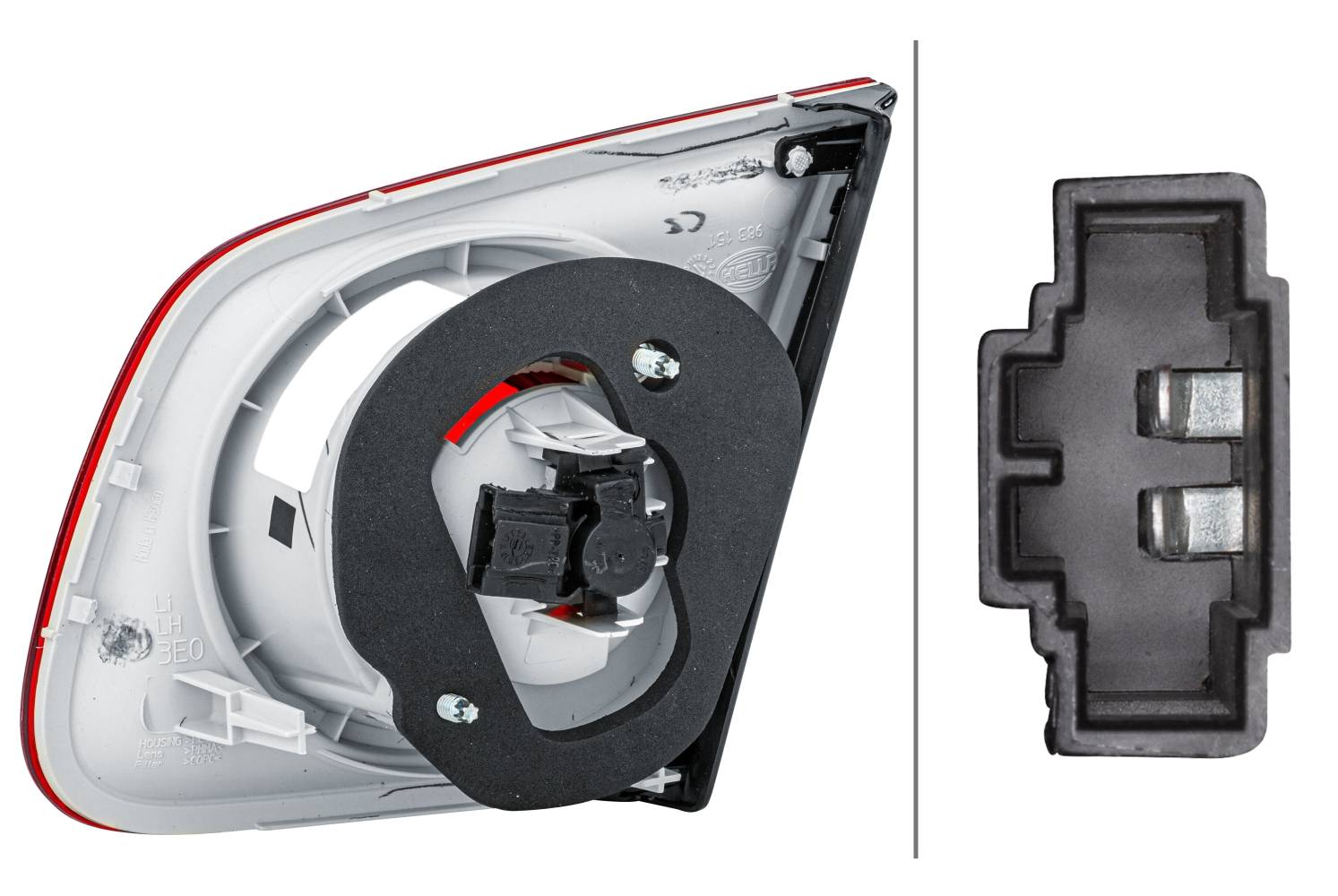 HELLA 2NE 983 170-011 Heckleuchte - Glühlampe - innerer Teil - links - für u.a. VW Jetta III (1K2)