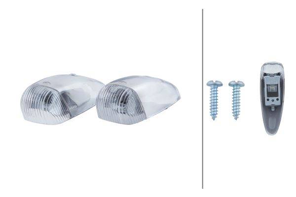 HELLA 2PF 001 638-011 Positionsleuchte - Anbau - Lichtscheibenfarbe: glasklar - links/rechts