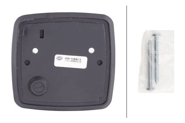 HELLA 2PF 003 014-071 Positionsleuchte - 12/24V - Anbau - Lichtscheibenfarbe: glasklar - Stecker: Fl