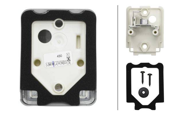 HELLA 2PF 006 679-001 Positionsleuchte - Anbau - Lichtscheibenfarbe: glasklar - links/rechts