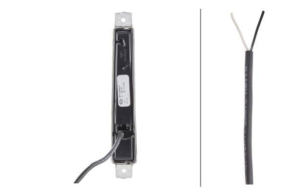 HELLA 2PF 012 846-611 Positionsleuchte - LED - 24V - Lichtscheibenfarbe: glasklar - vorne