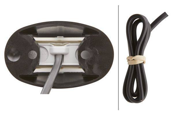 HELLA 2PF 959 570-202 Positionsleuchte - 12/24V - Kabel: 500mm
