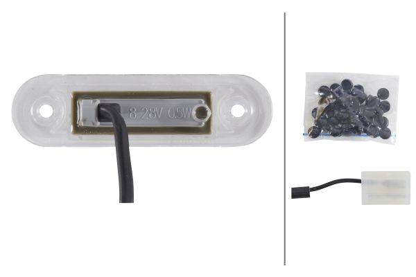 HELLA 2PF 959 590-267 Positionsleuchte - LED - 12/24V - Stecker: Tyco