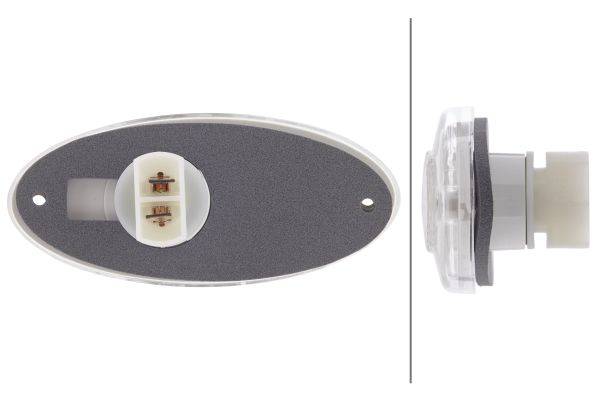 HELLA 2PF 964 295-021 Positionsleuchte - 12V - Einbau - Lichtscheibenfarbe: glasklar - links/rechts