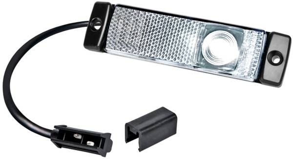 HELLA 2PG 008 645-541 Positionsleuchte - 24V - Anbau - Lichtscheibenfarbe: glasklar - Kabel: 1300mm