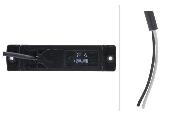 HELLA 2PG 008 645-561 Positionsleuchte - 12V - Lichtscheibenfarbe: glasklar - Kabel: 500mm - vorne
