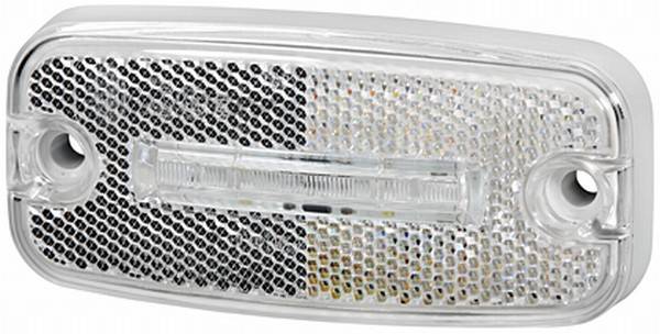 HELLA 2PG 345 600-411 Positionsleuchte - 24V - Anbau - Lichtscheibenfarbe: weiß - Kabel: 5000mm