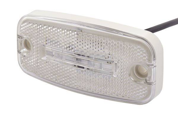 HELLA 2PG 345 600-401 Positionsleuchte - 24V - Anbau - Lichtscheibenfarbe: weiß - Kabel: 500mm