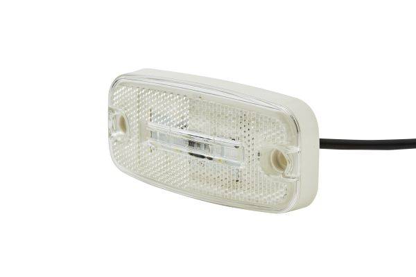 HELLA 2PG 345 600-411 Positionsleuchte - 24V - Anbau - Lichtscheibenfarbe: weiß - Kabel: 5000mm