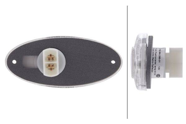HELLA 2PG 964 295-011 Positionsleuchte - 12V - Einbau - Lichtscheibenfarbe: glasklar - links/rechts