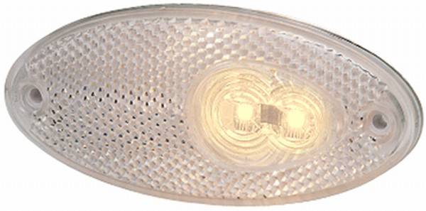 HELLA 2PG 964 295-121 Positionsleuchte - LED - 12V - Anbau - Lichtscheibenfarbe: glasklar - Kabel: 5