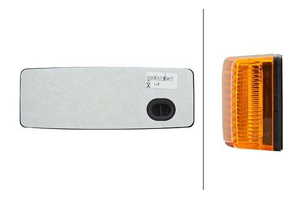 HELLA 2PS 006 717-051 Seitenmarkierungsleuchte - 12/24V - Anbau - links/rechts