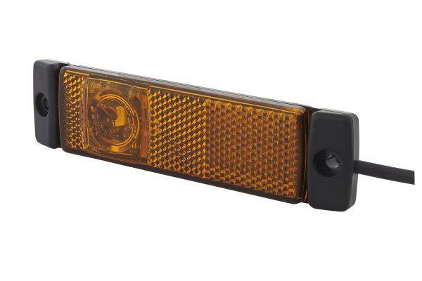 HELLA 2PS 008 645-891 Seitenmarkierungsleuchte - LED - 24V - Anbau - LED-Lichtfarbe: gelb - Kabel: 5