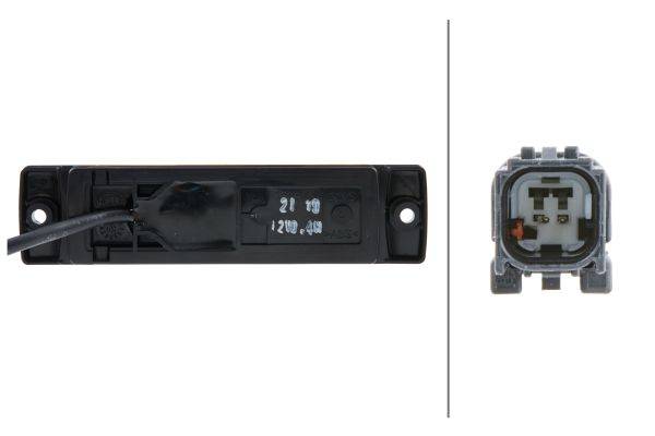 HELLA 2PS 011 422-987 Seitenmarkierungsleuchte - 12V - Kabel: 200mm - Stecker: Yazaki