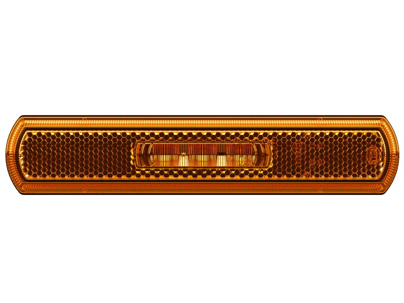 HELLA 2PS 013 300-011 Seitenmarkierungsleuchte - Shapeline Tech - LED - 12/24V - geklebt - Lichtsche