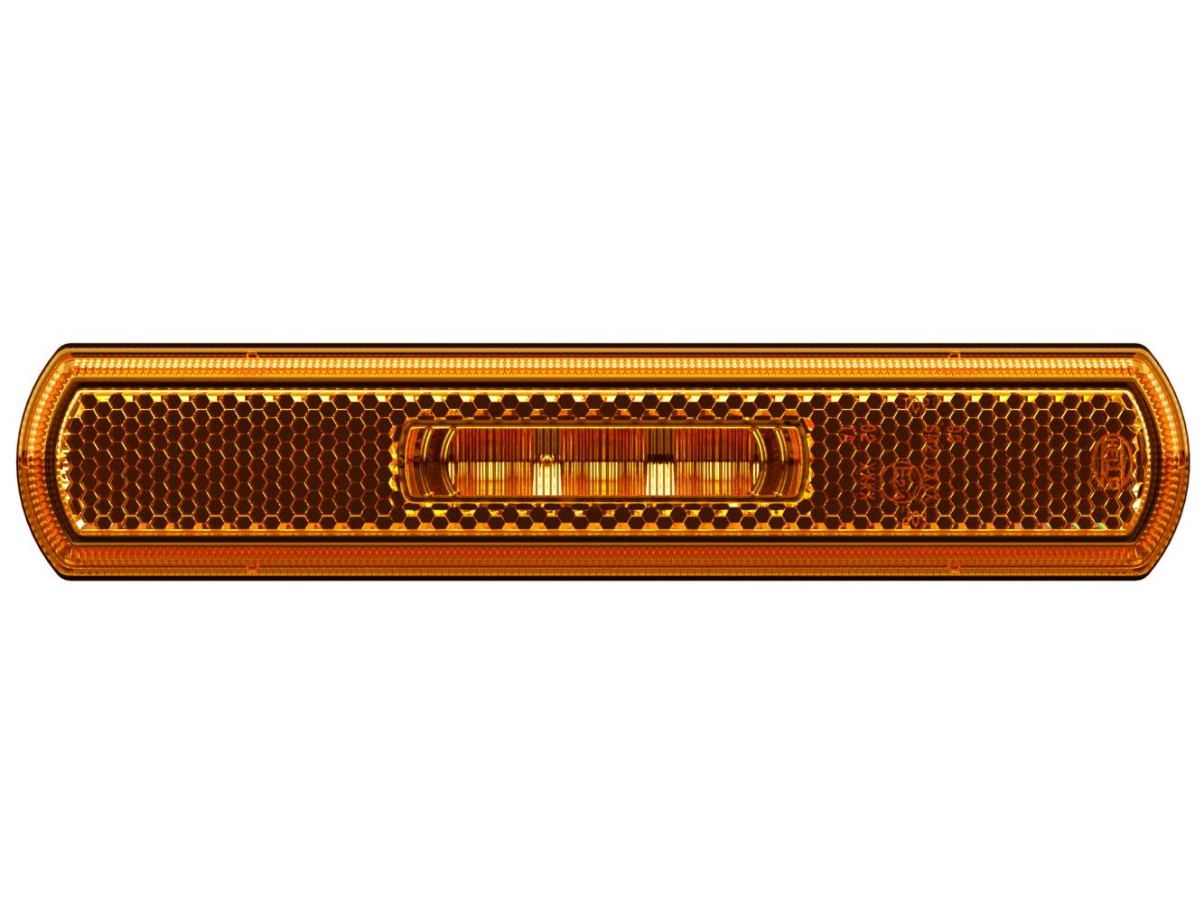 HELLA 2PS 013 302-011 Seitenmarkierungsleuchte - Shapeline Tech - LED - 12V - geklebt - Lichtscheibe