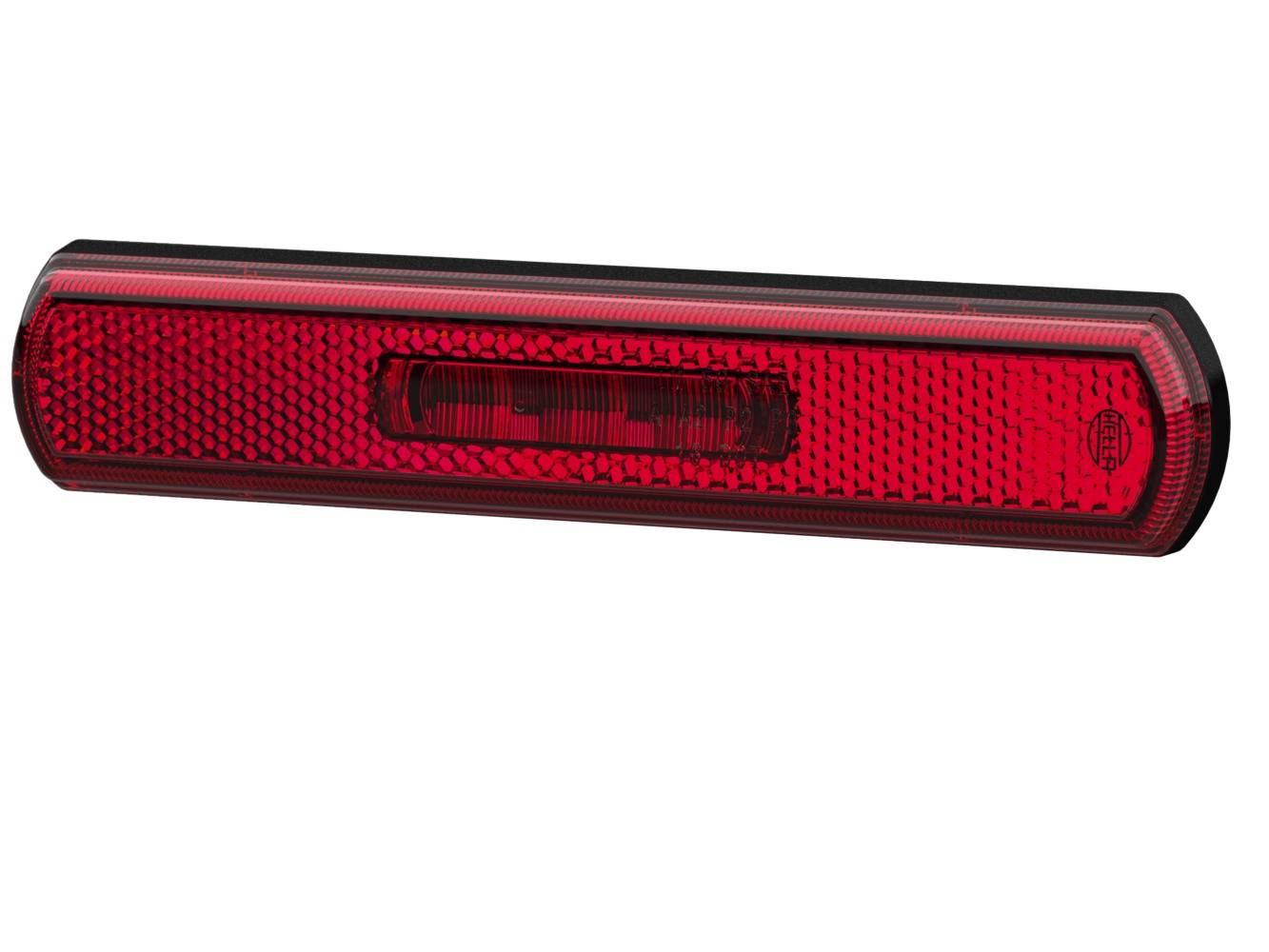 HELLA 2PS 013 303-031 Seitenmarkierungsleuchte - Shapeline Tech - LED - 12/24V - geklebt - Lichtsche