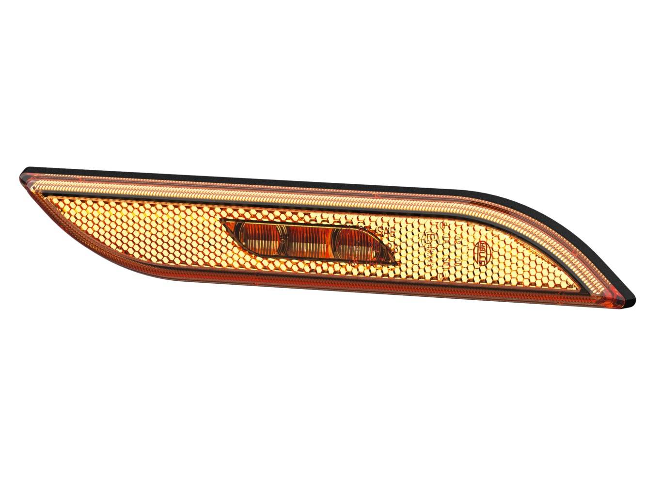 HELLA 2PS 013 305-041 Seitenmarkierungsleuchte - Shapeline Style - LED - 12/24V - geklebt - Lichtsch