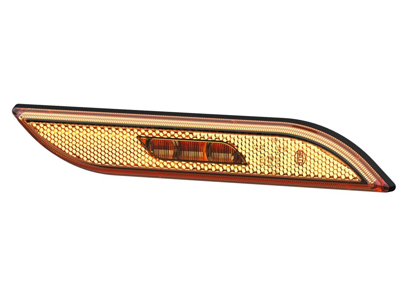 HELLA 2PS 013 306-121 Seitenmarkierungsleuchte - Shapeline Style - LED - 12/24V - geschraubt - Licht