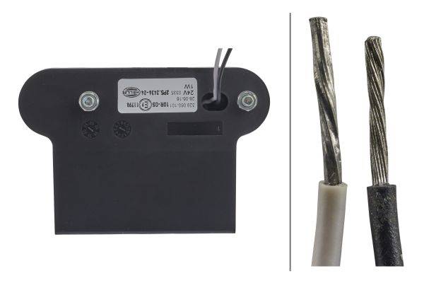 HELLA 2PS 329 060-101 Seitenmarkierungsleuchte - LED - 24V - Anbau - Lichtscheibenfarbe: gelb - link