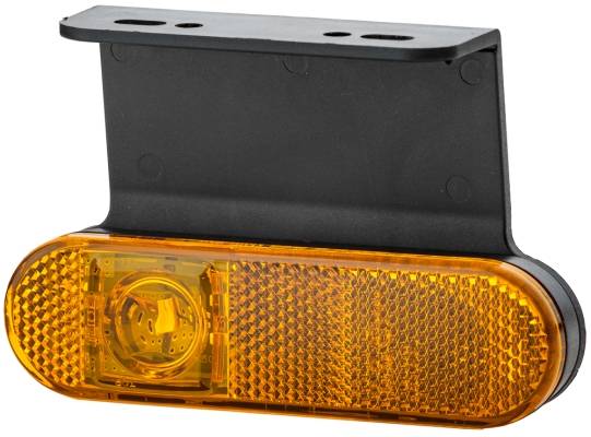 HELLA 2PS 329 060-101 Seitenmarkierungsleuchte - LED - 24V - Anbau - Lichtscheibenfarbe: gelb - link