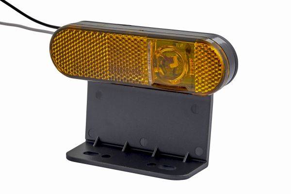 HELLA 2PS 329 060-101 Seitenmarkierungsleuchte - LED - 24V - Anbau - Lichtscheibenfarbe: gelb - link