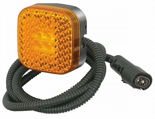 HELLA 2PS 354 985-001 Seitenmarkierungsleuchte - LED - Lichtscheibenfarbe: gelb