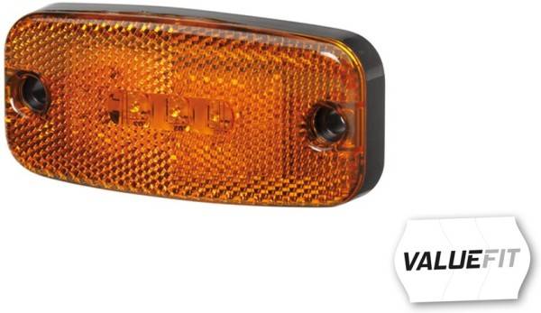 HELLA 2PS 357 008-001 Seitenmarkierungsleuchte - Valuefit - LED - 12/24V - Anbau - seitlicher Anbau