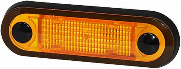 HELLA 2PS 959 788-002 Seitenmarkierungsleuchte - LED - 12/24V - Einbau - Lichtscheibenfarbe: gelb -