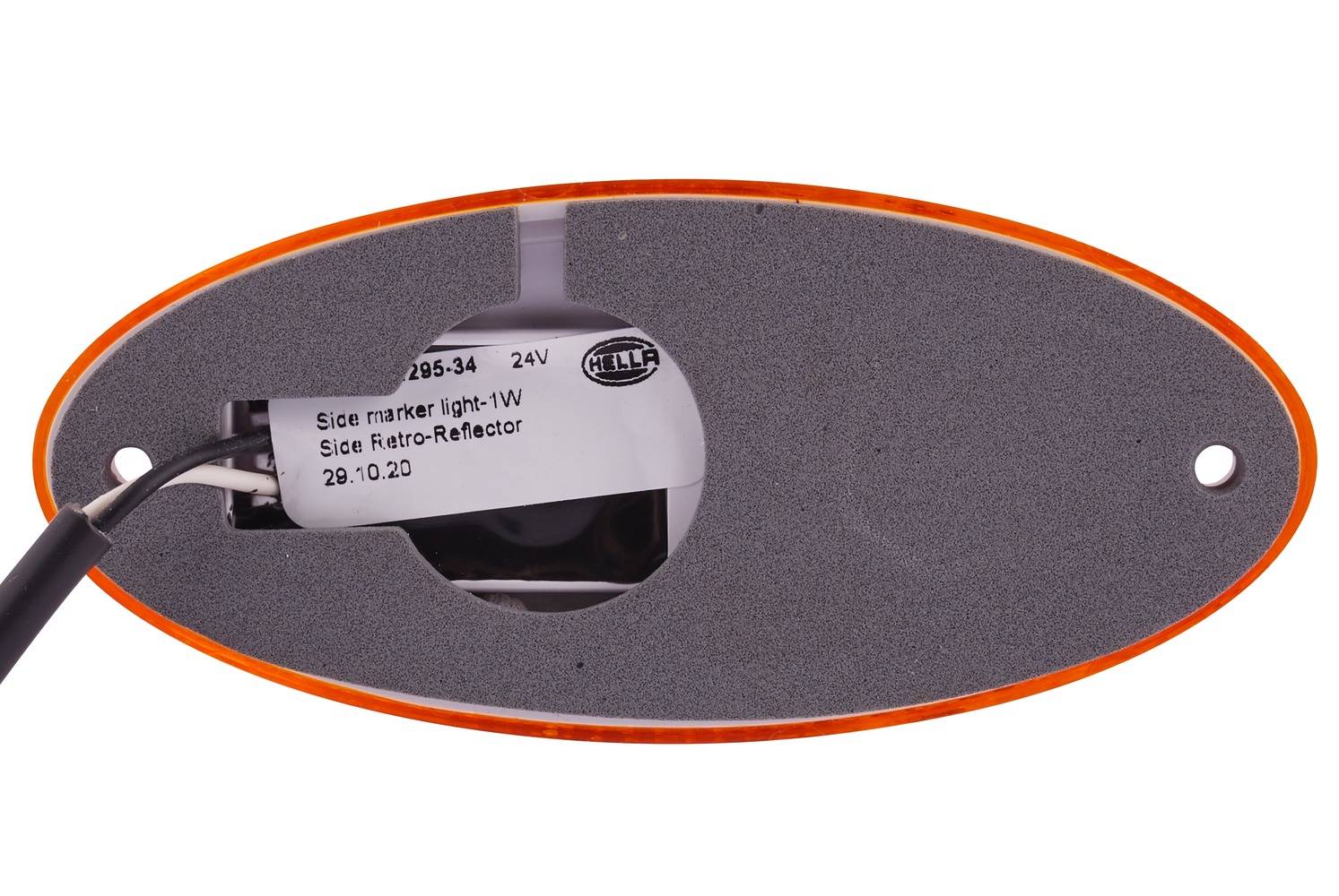 HELLA 2PS 964 295-347 Seitenmarkierungsleuchte - LED - 24V - Anbau/Einbau - Kabel: 500mm - seitliche