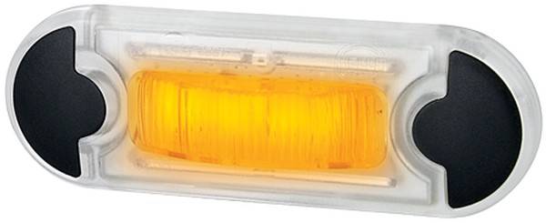HELLA 2PS 980 868-227 Seitenmarkierungsleuchte - LED - 12/24V - Lichtscheibenfarbe: glasklar - Kabel