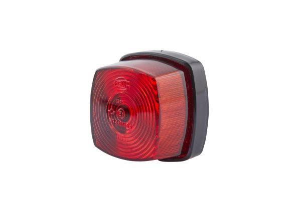 HELLA 2SA 003 057-021 Schlussleuchte - 12/24V - Anbau - Lichtscheibenfarbe: rot - hinten links/hinte