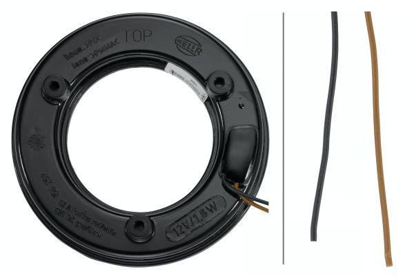 HELLA 2SA 008 405-021 Schlussleuchte - LED - 12V - Einbau - Lichtscheibenfarbe: glasklar - LED-Licht