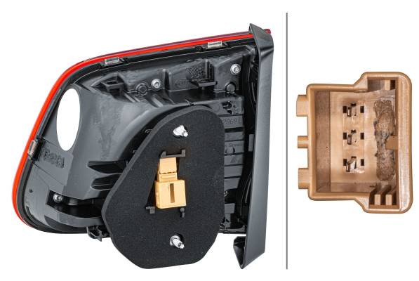 HELLA 2SA 011 716-071 Heckleuchte - LED - rot - innerer Teil/oberer Teil - links - für u.a. VW Tigua