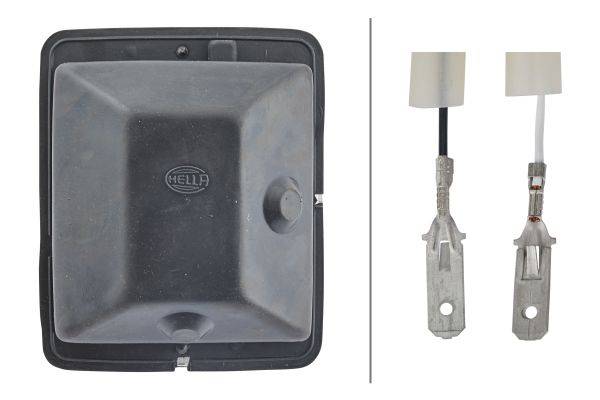 HELLA 2SA 013 236-361 Schlussleuchte - 24V - Einbau - Kabel: 100mm