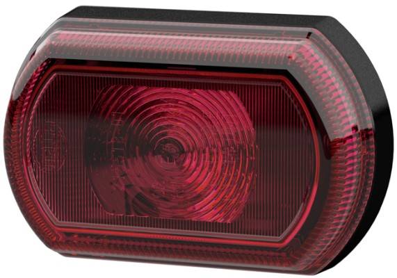 HELLA 2SA 013 323-021 Schlussleuchte - Shapeline Tech Small - LED - 12/24V - geklebt - Lichtscheiben