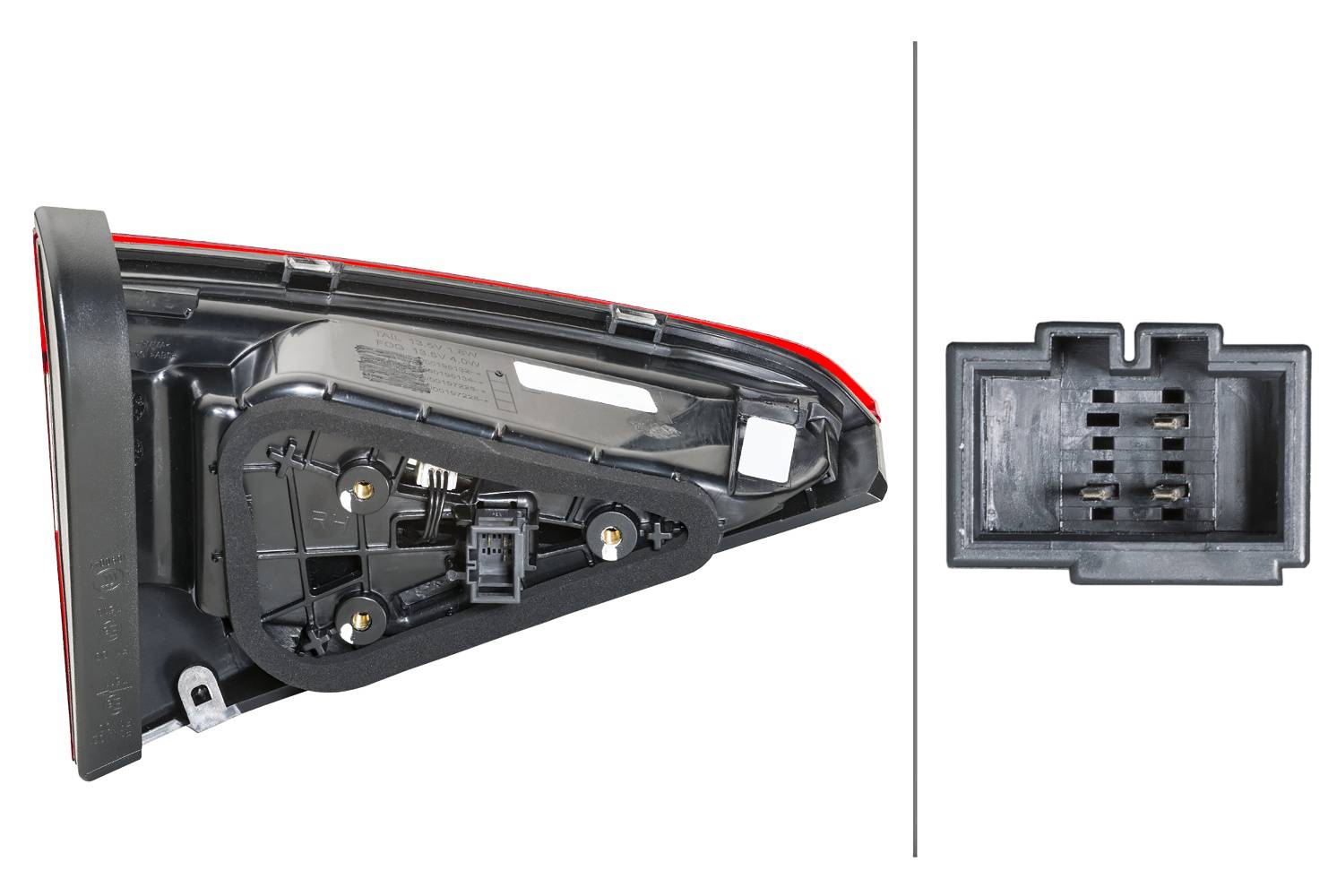 HELLA 2SA 354 832-011 Heckleuchte - LED - innerer Teil - links - für u.a. Skoda Superb III (3V3)