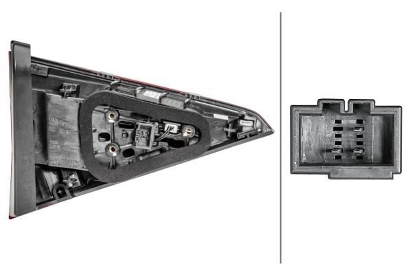 HELLA 2SA 354 832-051 Heckleuchte - LED - innerer Teil - links - für u.a. Skoda Superb III Estate (3