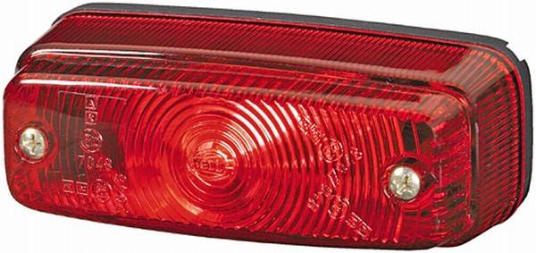 HELLA 2SA 997 027-001 Schlussleuchte - Anbau/Steckanschluss - Lichtscheibenfarbe: rot - links/rechts