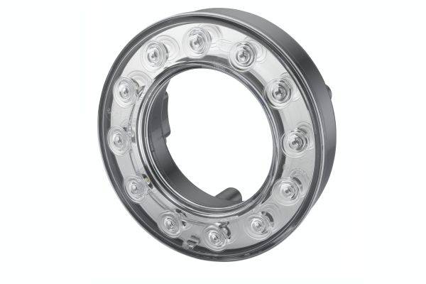 HELLA 2SB 008 405-091 Heckleuchte - LED - 24V - rund - Einbau - Lichtscheibenfarbe: glasklar - LED-L