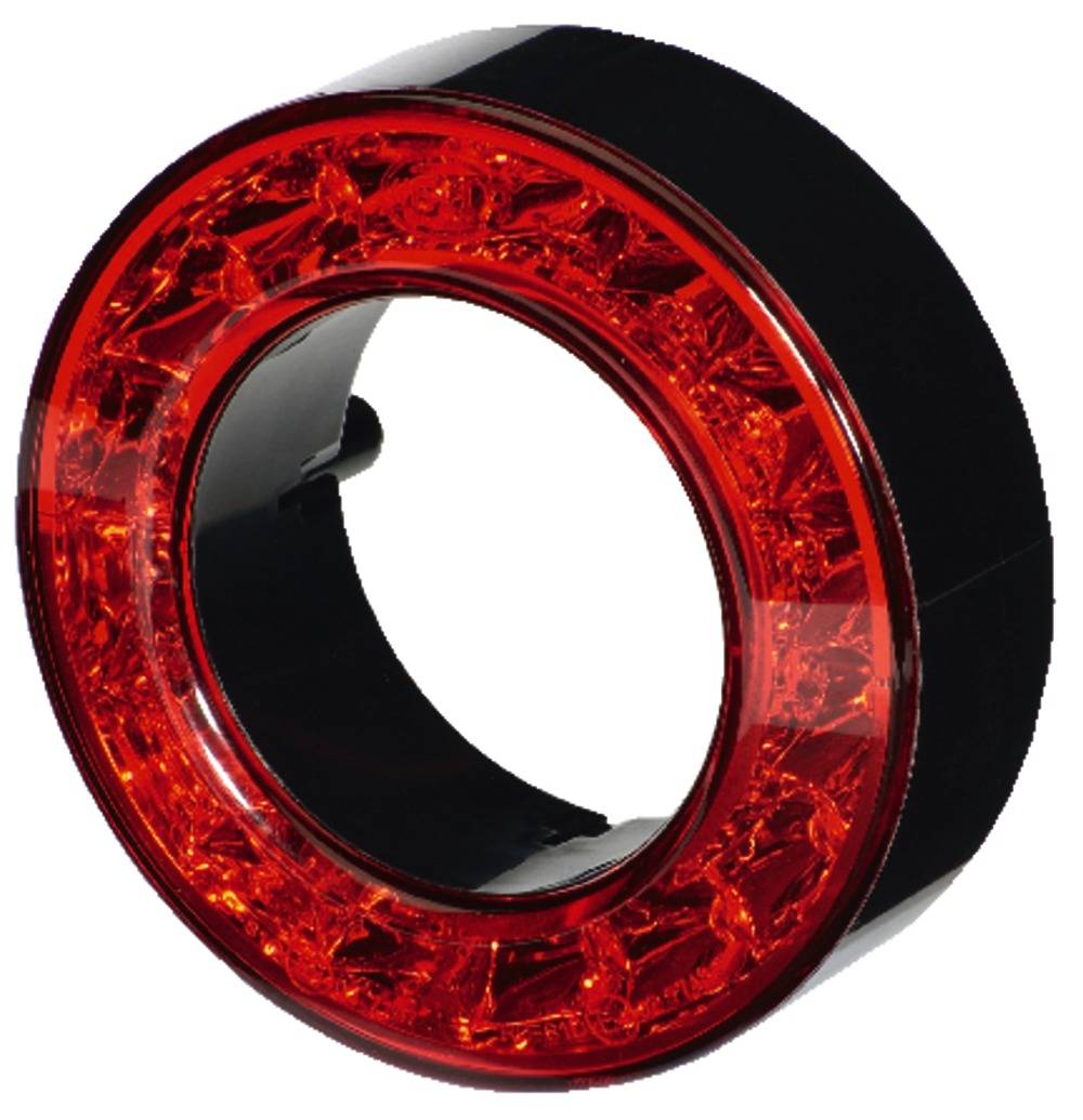 HELLA 2SB 009 362-041 Heckleuchte - LED - 12V - Ringform - Einbau - Lichtscheibenfarbe: rot - links/