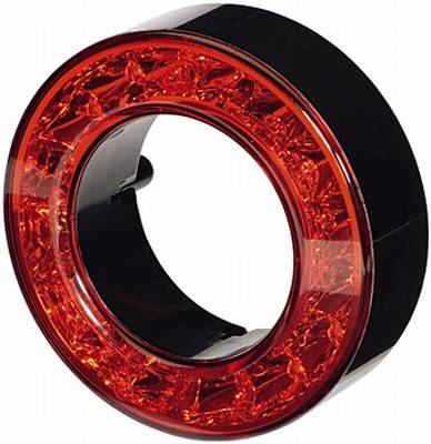 HELLA 2SB 009 362-011 Heckleuchte - LED - 24V - Ringform - Einbau - Lichtscheibenfarbe: rot - rechts